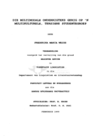 Die multimodale onderrigteks gerig op 'n multikulturele, tersiêre studentegroep