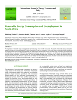 Renewable energy consumption and unemployment in South Africa