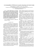 Cost sustainability of TFR electric locomotives operating on the Natal Corridor