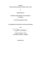 A study of child-on-child sexual abuse of children under 12 years