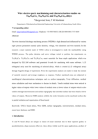 Wire electro spark machinining and characterization studies on Ti50Ni49Co1, Ti50Ni45Co5 and Ti50Ni40Co10 alloys