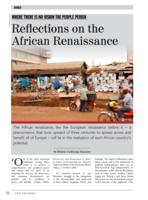 Where there is no vision the people perish : reflections on the African Renaissance