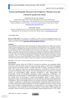 Tourism and Hospitality Research in the Peripheries: Thematic Focus and a Research Agenda from Ghana