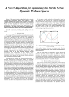 A novel algorithm for optimizing the Pareto set in dynamic problem spaces