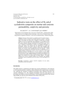 Indicative tests on the effect of fly ash-β cyclodextrin composite on mortar and concrete permeability, sorptivity and porosity