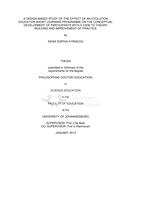 A design-based study of the effect of an evolution education short learning programme on the conceptual development of participants with a view to theory building and improvement of practice