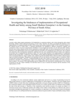 Investigating the hindrances of implementation of occupational health and safety among small medium enterprise’s in the Gauteng Province of South Africa
