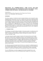 Influence of unidirectional CFRP plate pull-off strength bonded to concrete by means of epoxy and a combination of epoxy and mechanical anchors