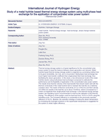 Study of a metal hydride based thermal energy storage system using multi-phase heat exchange for the application of concentrated solar power system