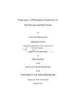 Forgiveness : a philosophical exploration of Paul Ricoéur and René Girard