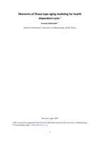 Moments of Phase-type aging modeling for health dependent costs