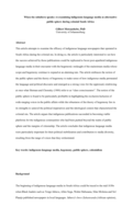 When the subaltern speaks : re-examining indigenous language media as alternative public sphere during colonial South Africa