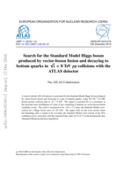 Search for the Standard Model Higgs boson  produced by vector-boson fusion and decaying to bottom quarks in √s = 8 TeV pp collisions with the ATLAS detector