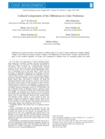Cultural components of sex differences in color preference