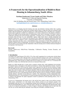 A framework for the opperationalisation of Build-to-Rent housing in Johannesburg, South Africa