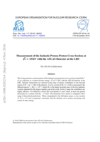 Measurement of the Inelastic Proton-Proton Cross Section at √s = 13TeV with the ATLAS Detector at the LHC