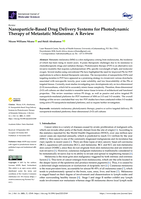 Nanoparticle-Based Drug Delivery Systems for Photodynamic Therapy of Metastatic Melanoma : A Review