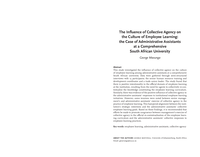 The Influence of Collective Agency on  the Culture of Employee Learning:  the Case of Administrative Assistants  at a Comprehensive  South African University
