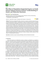 The effect of simulation-supported inquiry on South African natural sciences learners’ understanding of atomic and molecular structures