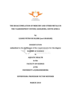 The bioaccumulation of mercury and other metals in the Taaibosspruit system, Sasolburg, South Africa