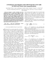 A preliminary investigation of the UHF properties of LV cable for WiFi over power line communications