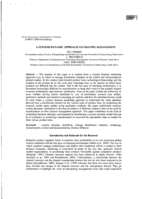 A systems dynamic approach to channel management