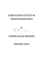 Substituent effects in triarylphosphines