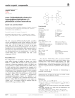 trans-Dichloridobis[dicyclohexyl(4- isopropylphenyl)phosphane-kP]- platinum(II) acetone monosolvate.