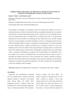 Understanding the impact of the digital divide on South African students in higher educational institutions.