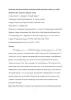 Production and characterization of titanium carbide particulate reinforced AA6061 aluminum alloy composites using stir casting