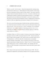 A literature review investigating the effectiveness of Reiki and complementary and alternative therapies on depression