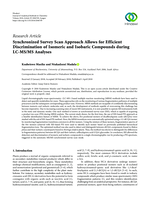 Synchronized survey scan approach allows for efficient discrimination of isomeric and isobaric compounds during LC-MS/MS analyses