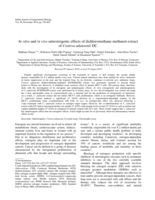 In vitro and in vivo antiestrogenic effects of dichloromethane-methanol extract of Crateva adansonii DC