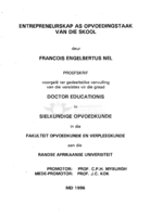 Entrepreneurskap as opvoedingstaak van die skool