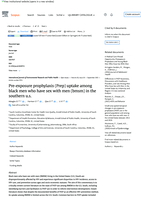 Pre-Exposure Prophylaxis (PrEP) Uptake among Black Men Who Have Sex with Men (BMSM) in the Southern U.S.