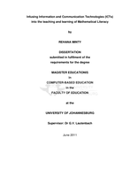 Infusing information and communication technologies (ICTs) into the teaching and learning of mathematical literacy