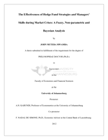The effectiveness of hedge fund strategies and managers’ skills during market crises: a fuzzy, non-parametric and Bayesian analysis