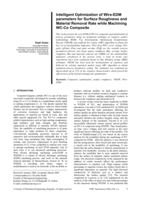 Intelligent optimization of Wire-EDM parameters for surface roughness and material removal rate while machining WC-Co composite