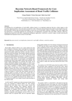 Bayesian Network-Based framework for cost-implication assessment of Road Traffic collisions