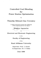 Controlled coal blending for power station optimisation