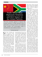 South Africa-China diplomatic relations and their impact on the global platform