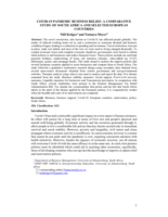 Covid-19 pandemic business relief : a comparative study of South Africa and selected European countries