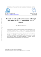 A search for pair-produced resonances in four-jet final states at  √s = 13 TeV with the ATLAS detector