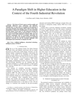 Paradigm shift in higher education in the context of the Fourth Industrial Revolution