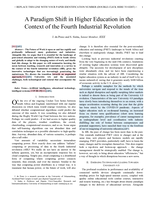 A paradigm shift in Higher Education in the context of the Fourth Industrial Revolution