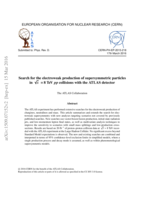 Search for the electroweak production of supersymmetric particles in √s = 8 TeV pp collisions with the ATLAS detector