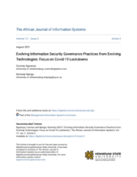 Evolving information security governance practices from evolving technologies: Focus on covid-19 lockdowns