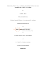 The development of an anti-bullying intervention process at a primary school in Gauteng