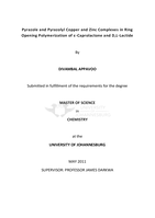 Pyrazole and pyrazolyl copper and zinc complexes in ring opening polymerization of ε-caprolactone and D,L-lactide