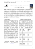 Bagasse energy cogeneration potential in the SouthAfrican sugar industry